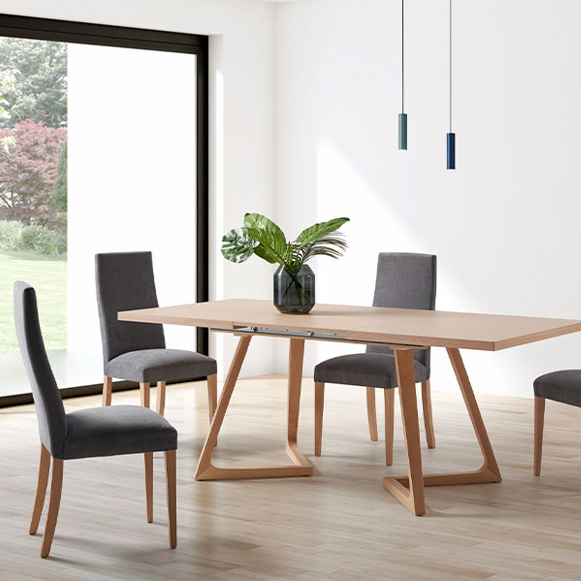 MESA COMEDOR EXTENSIBLE MODERNA LAR INTERIORISMO huesca