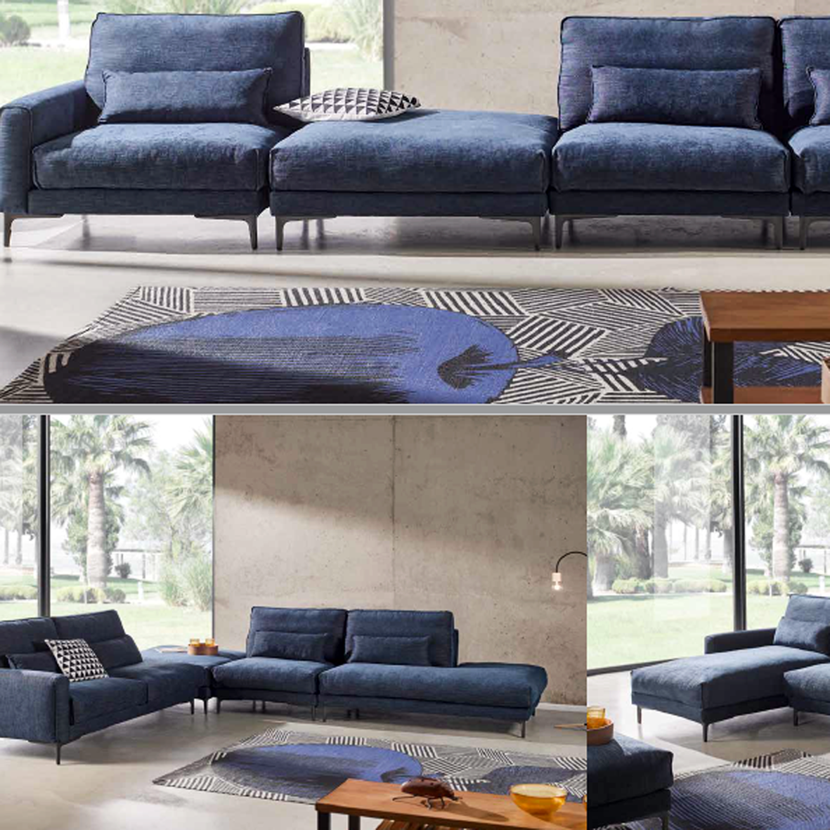 SOFA MODULAR PATA ALTA LAR INTERIORISMO HUeSCA